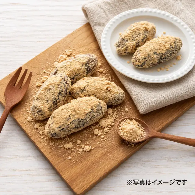 デーツときなこの盛り付けイメージ