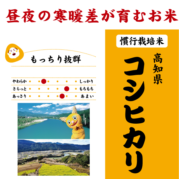 7年産 高知県 コシヒカリ（慣行栽培米）