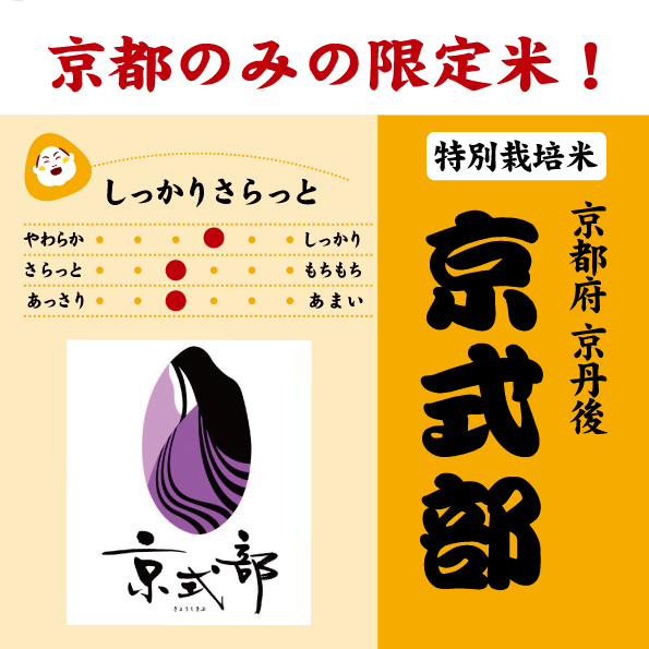 7年産 京都府 京式部 特別栽培米